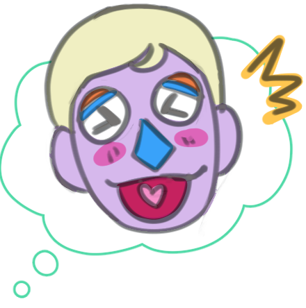 Artist: Zep. Art of a puppet's head in a thought bubble.